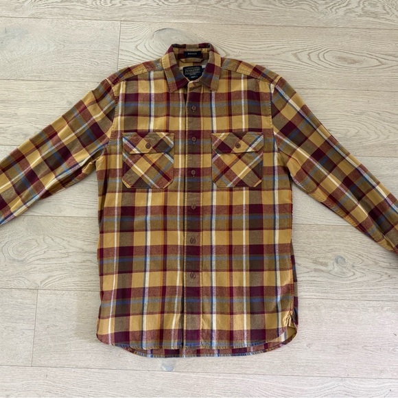Men’s Pendleton Burnside Double-Brushed Flannel Shirt size small - Picture 6 of 8
